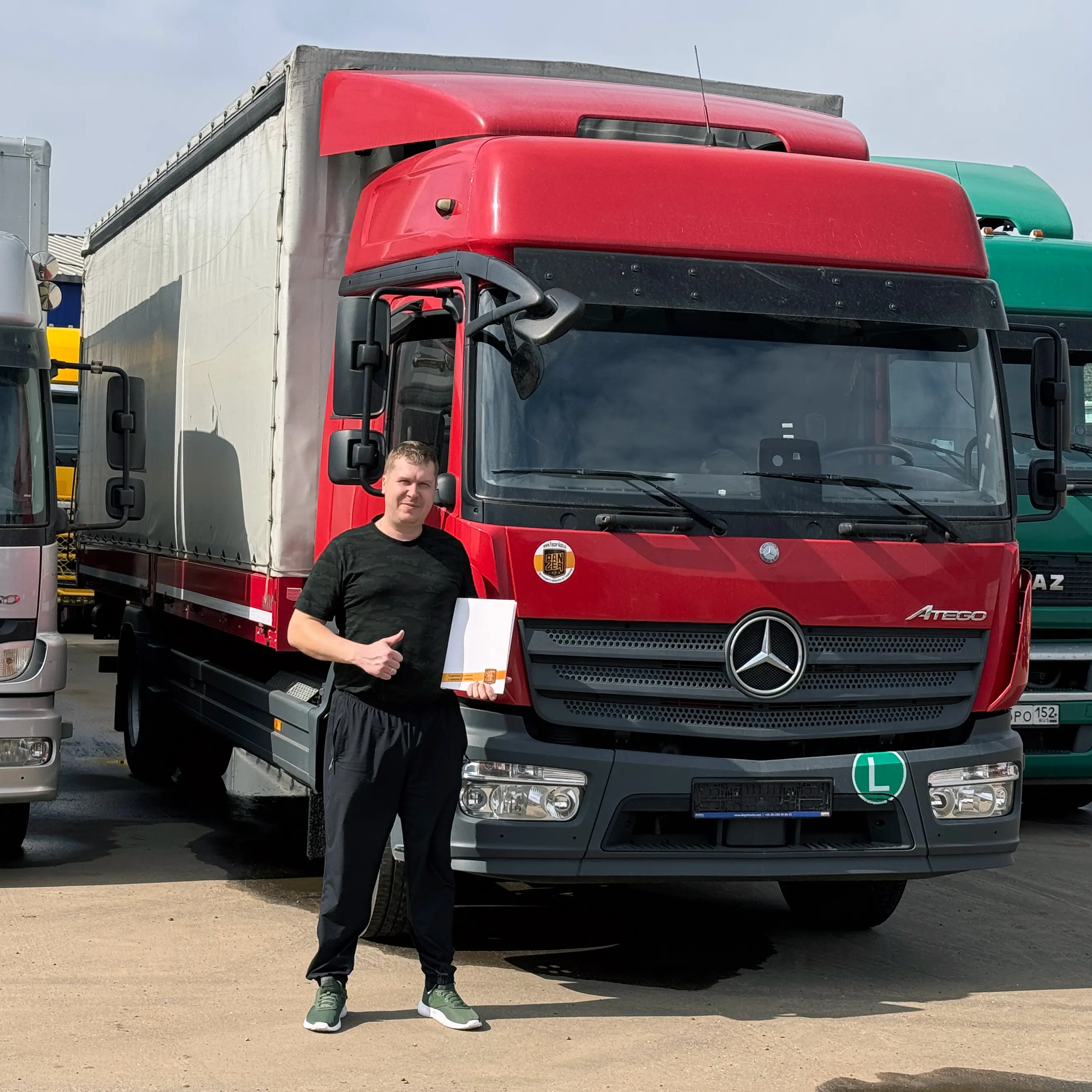 Фотография покупателя Mercedes Atego 1223 шторный, Нижний Новгород  - регион отгрузки