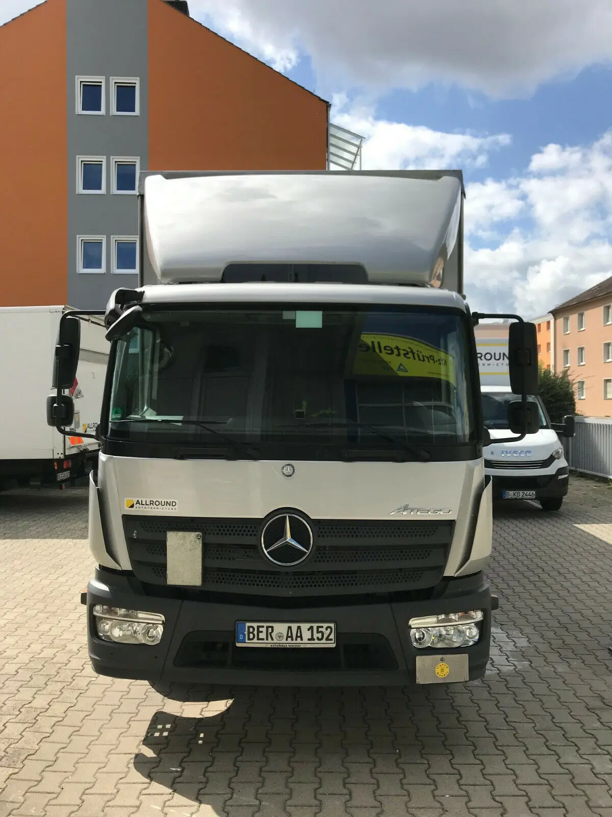 Mercedes Atego 1224 L NEW, 2014 год, штора 48 м3, гидролифт, пробег 173 тыс.км - фото 3