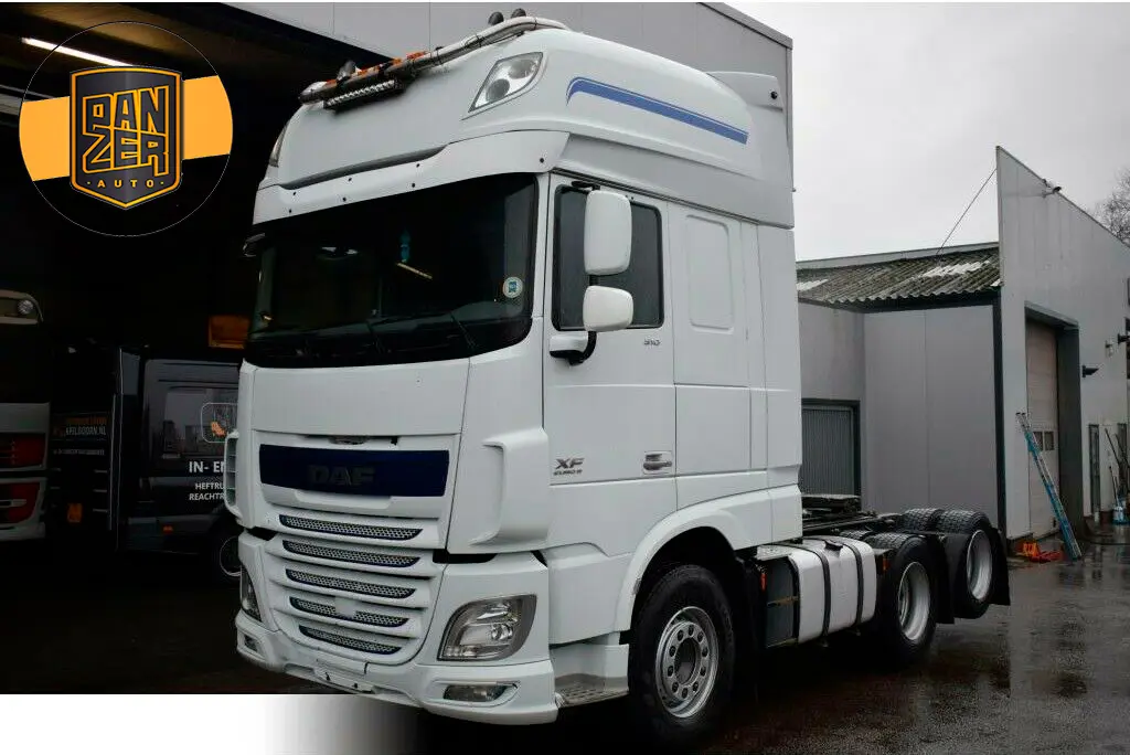 Тягач DAF XF 510, 6х2, Super Space Cab, двускатный ленивец сзади, без пробега по РФ - фото-детальных