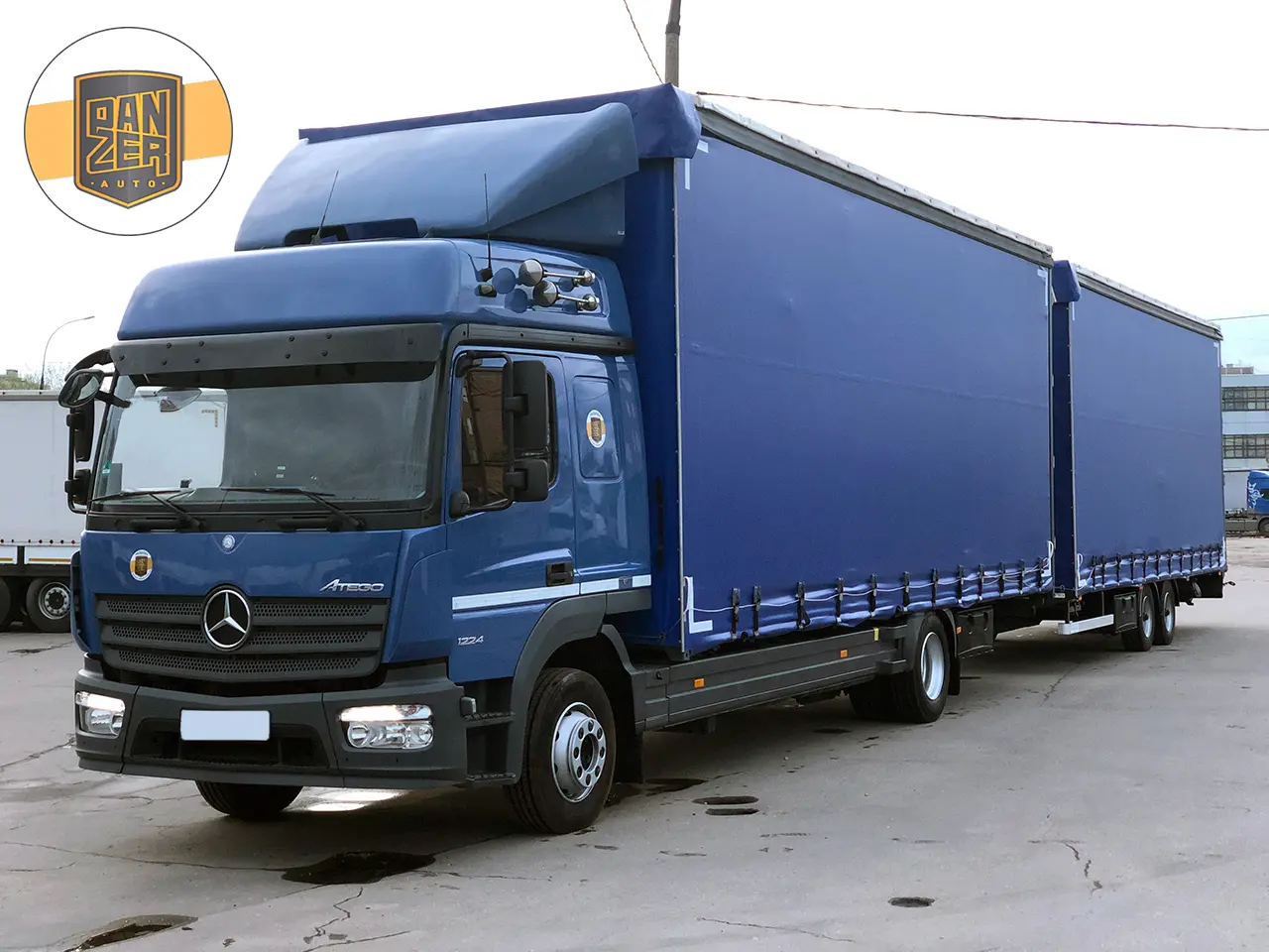 Mercedes Atego 1224 новая модель, 2015г, автопоезд 120 м3, г/п 13т - фото 8