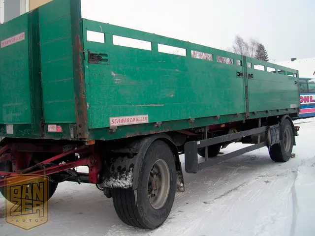 Прицеп бортовая платформа Schwarzmüller PA 2/E, без тента, верхний зацеп, г/п 14т, 2004 г.в. - фото 2