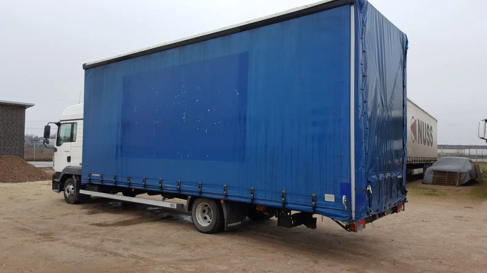 Кубовик MAN TGL 8.220 BL, 2013 г, штора полная 60 м3 - фото