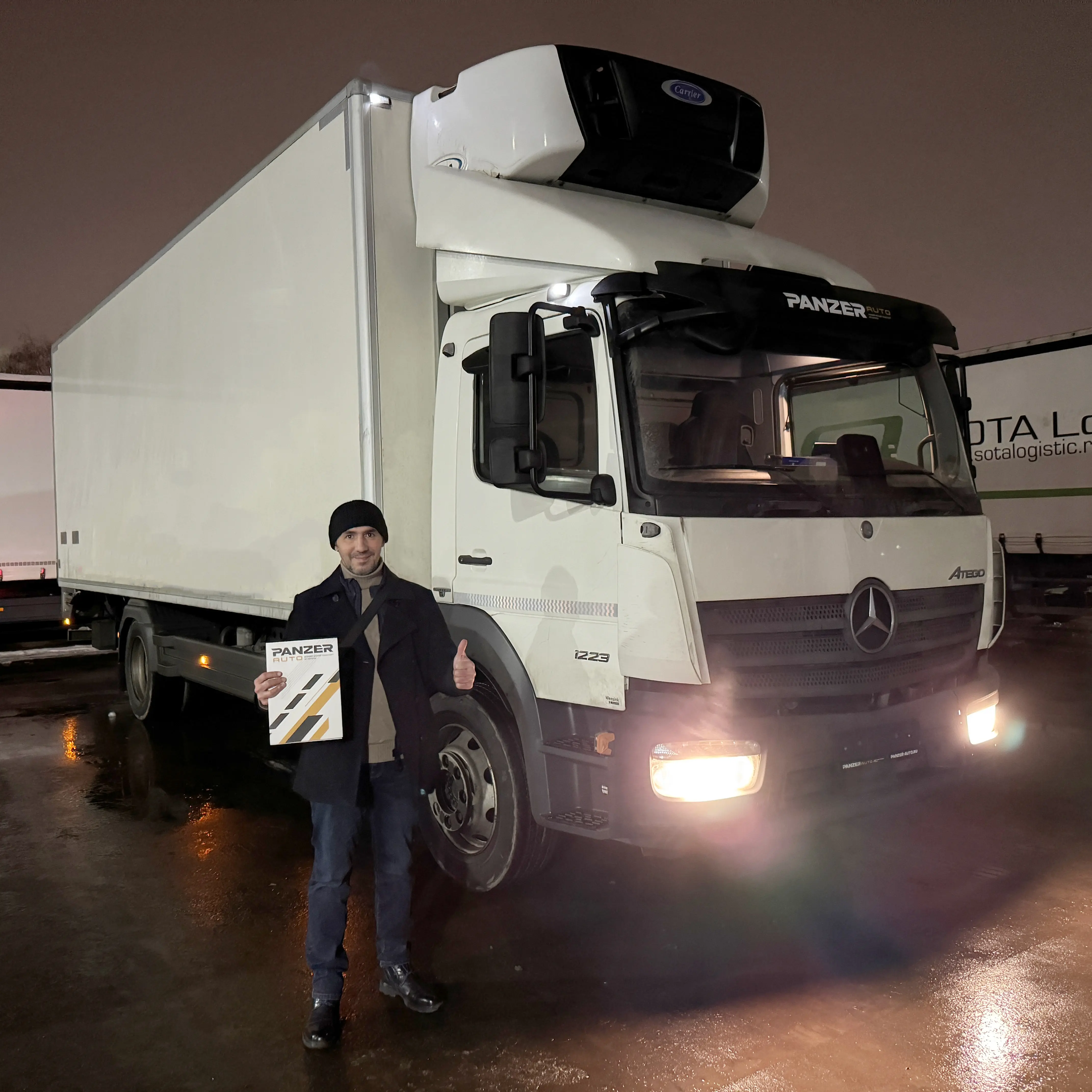 Фотография покупателя Mercedes Atego 1223 рефрижератор, г. Москва - регион отгрузки