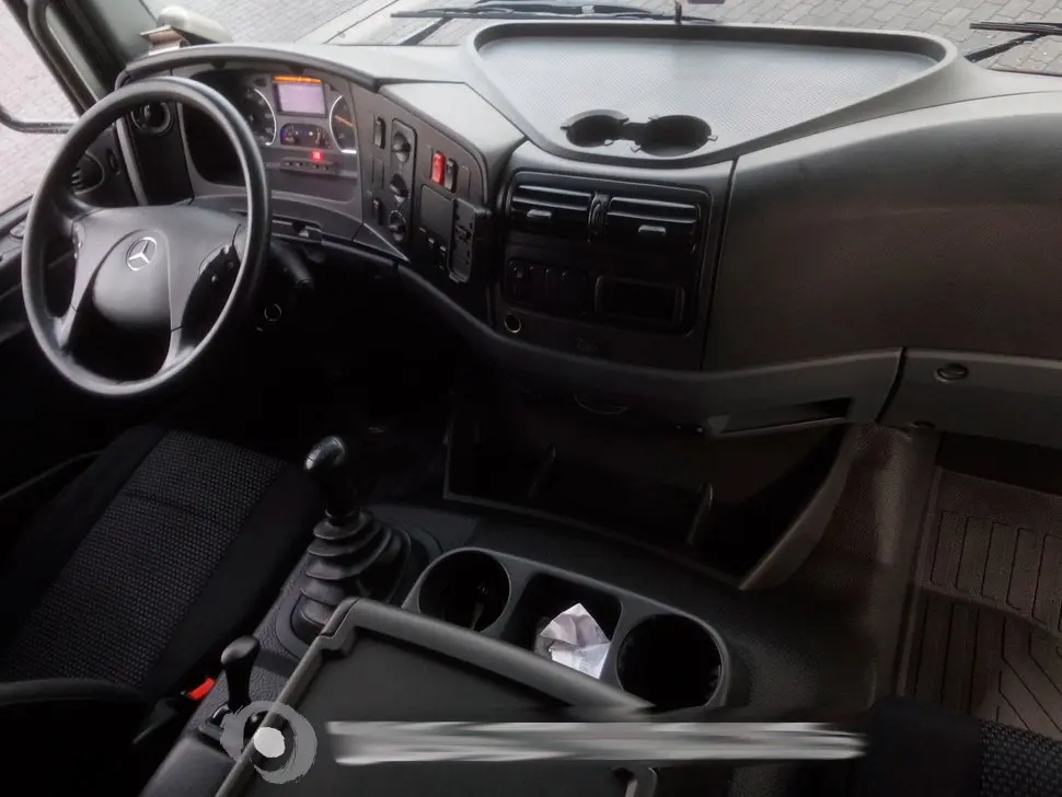 Mercedes Atego 1224 L, 2013г, штора-борт 48м3 + ворота, все загрузки - фото 5