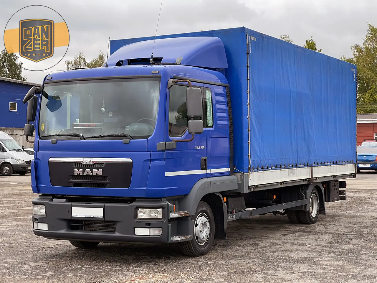 MAN TGL 8.180 BL, 2013 год, борт-тент 36 кубов, пневмоподвеска - фото 8