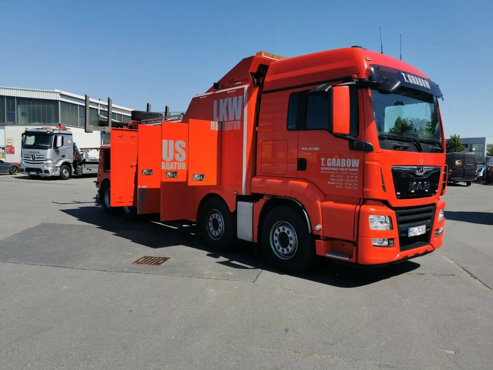 Грузовой эвакуатор автобусов, грузовиков и спецтехники MAN TGS 41.500, состояние нового - фото 3
