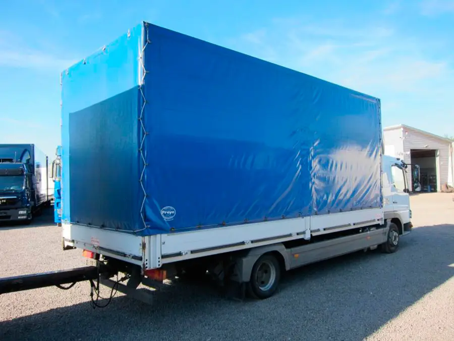 Mercedes-Benz Atego 818L, 2012 г, пятитонник шторный, спальная кабина - фото