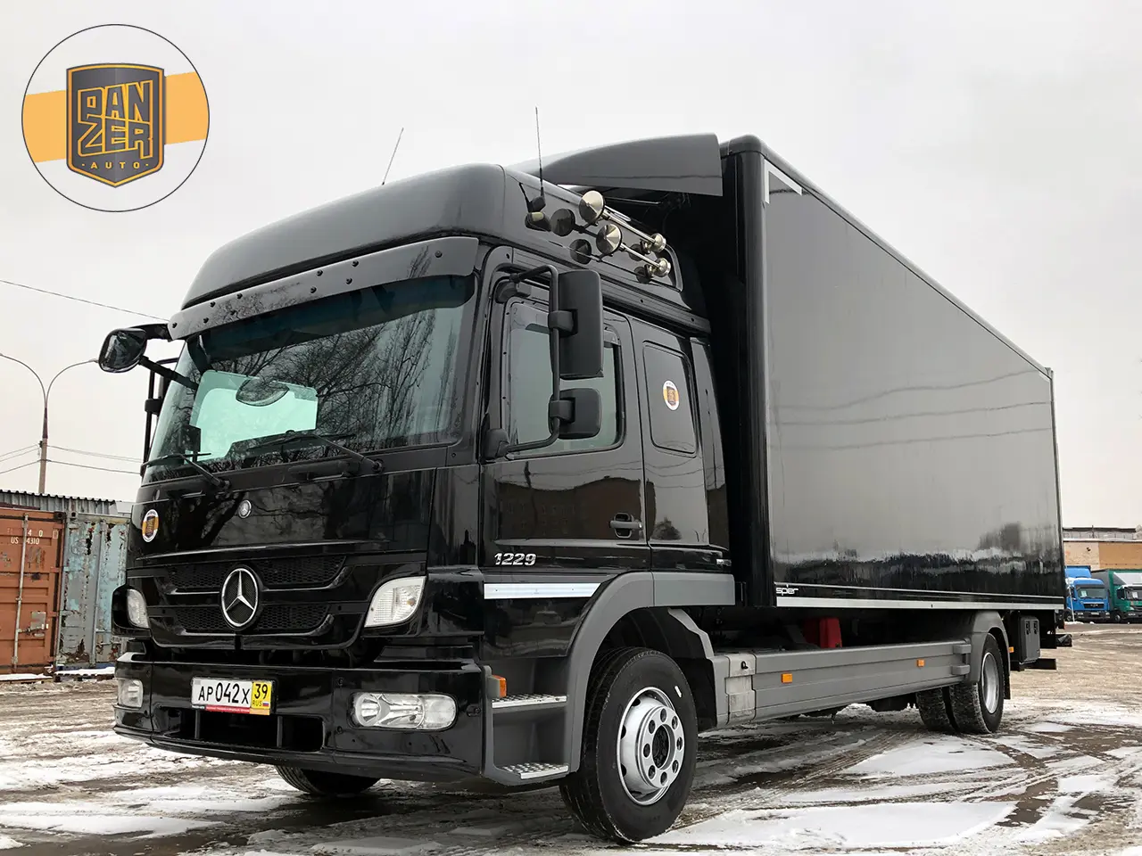 Mercedes Atego 1229L, 12/2012г, фургон 47 кубов, гидролифт - фото