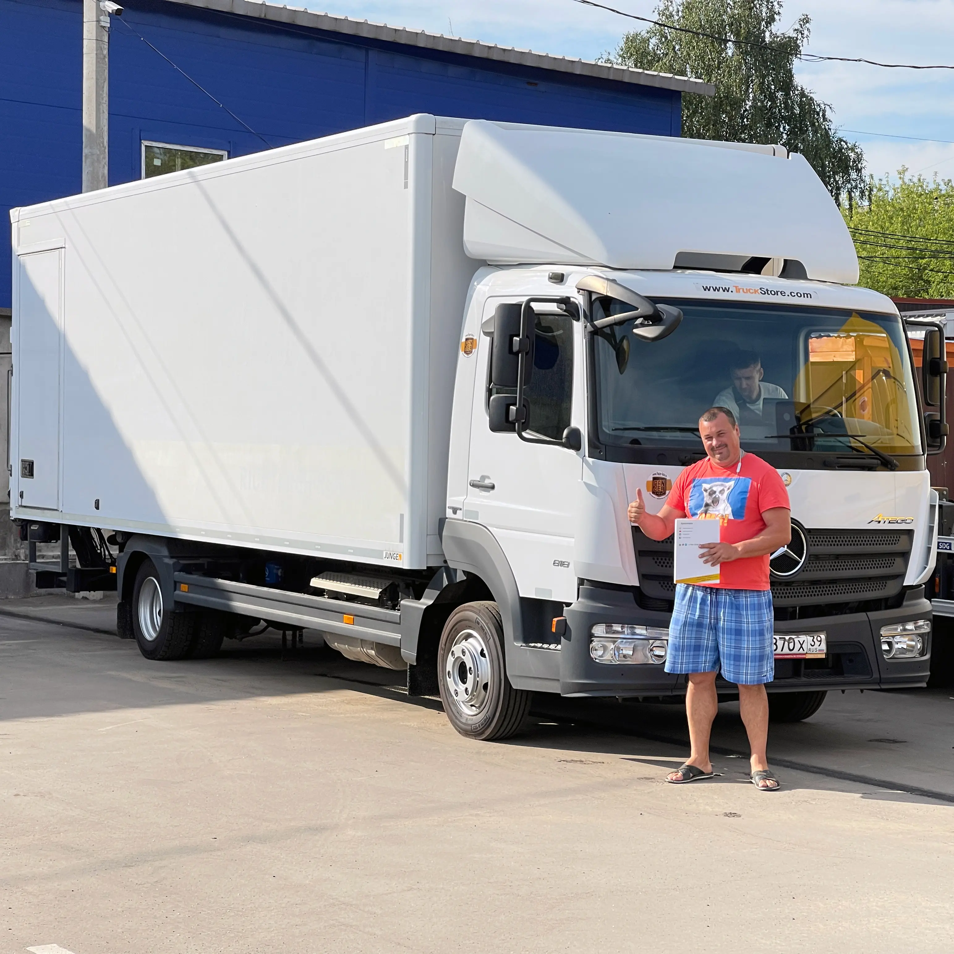 Фотография покупателя Mercedes Atego 818 фургон, Орловская область - регион отгрузки