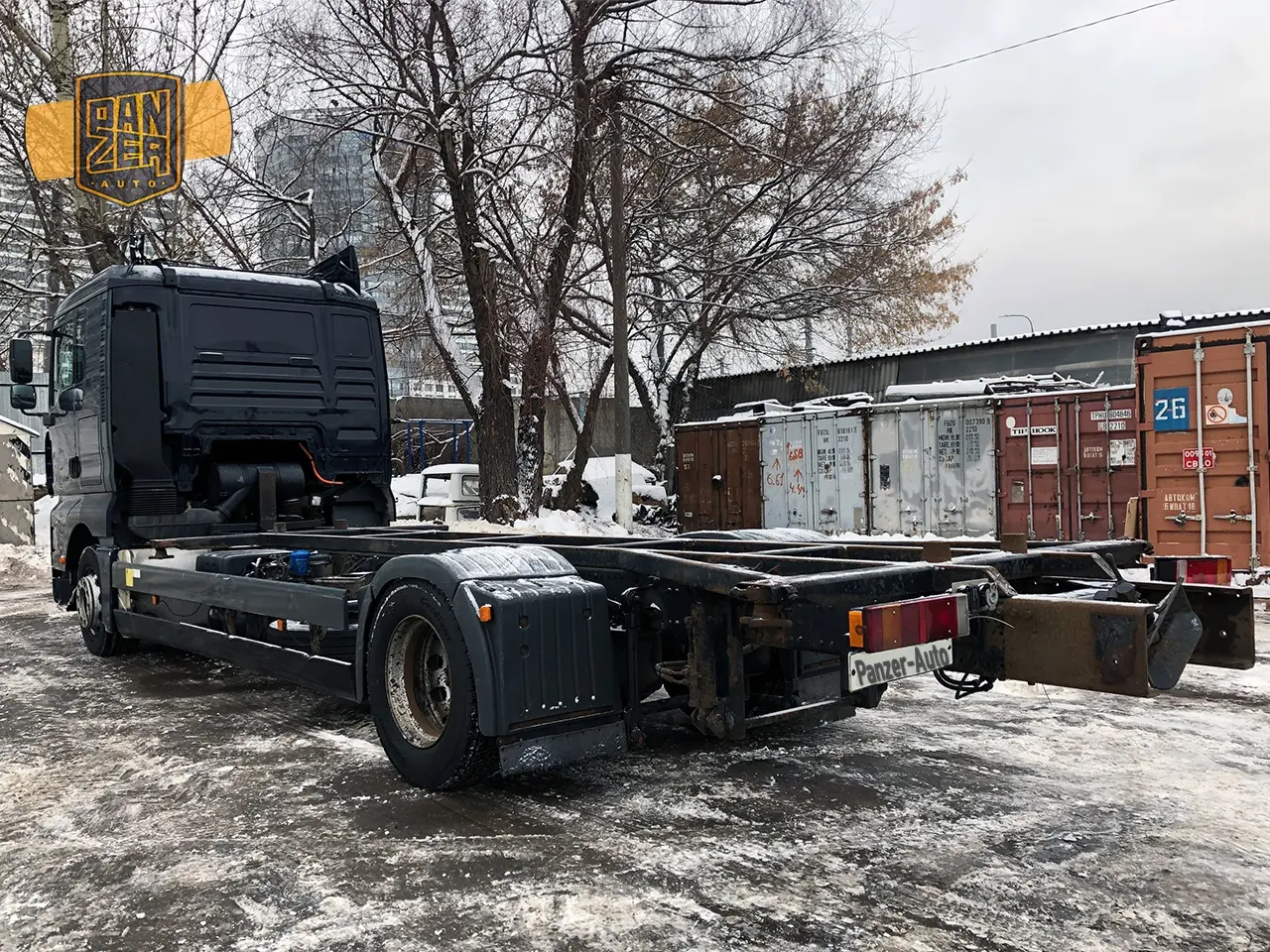 MAN TGA 18.360 LL, контейнеровоз БДФ, десятитонник - фото