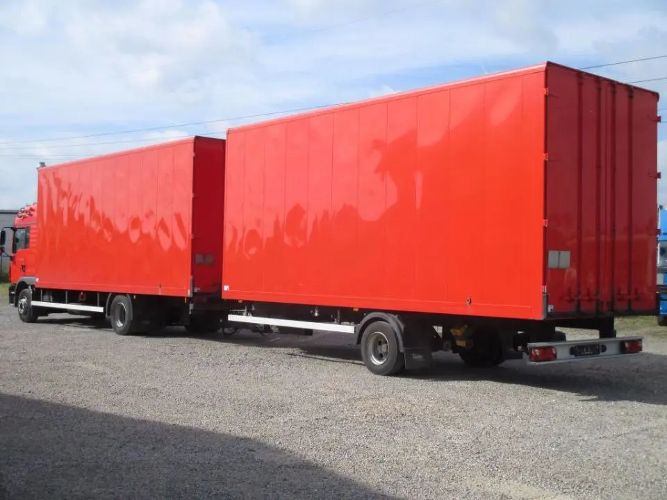 Автопоезд MAN TGM 12.290, фургон, г/п 15т, полная масса до 12т - фото 3