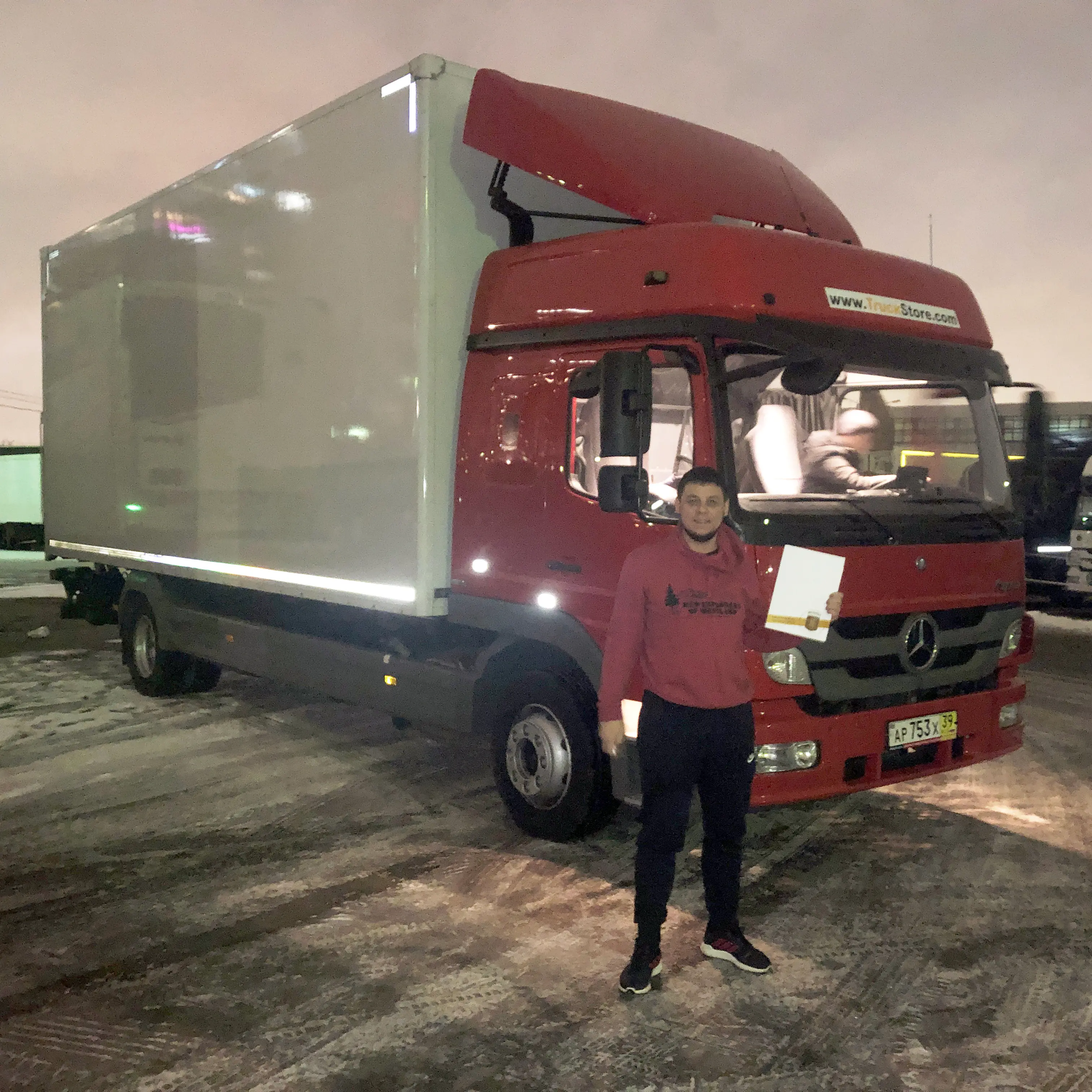 Фотография покупателя Mercedes Atego 1224 фургон, Республика Татарстан - регион отгрузки