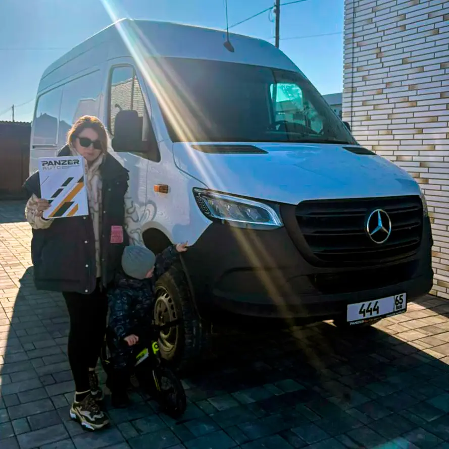 Фотография покупателя Mercedes Sprinter 319 4x4 цельнометаллический, о. Сахалин - регион отгрузки