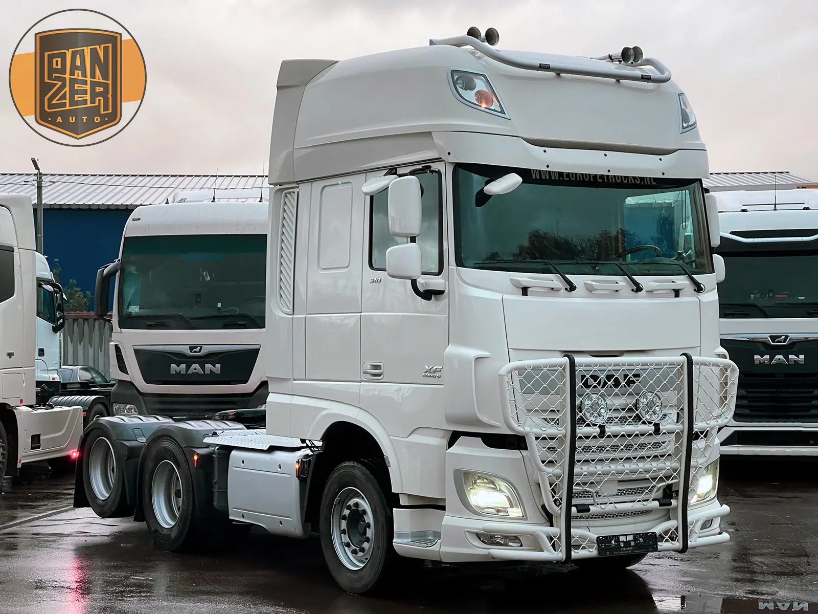 daf xf 510 тягач 6х2, задняя спарка, кабина суперспейс