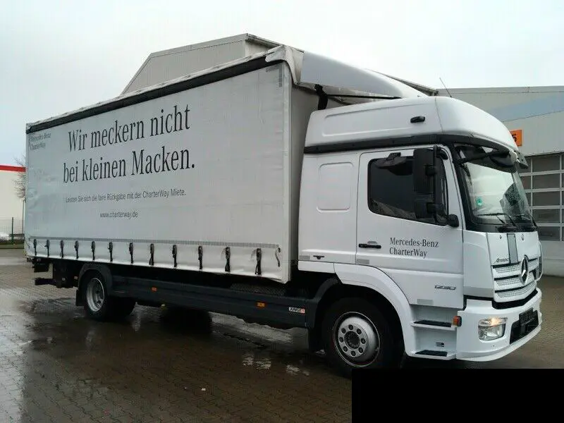 Mercedes Atego 1230L NEW, 12/2015 год, штора 47 м3, гидролифт, пробег 159 тыс.км - фото 5