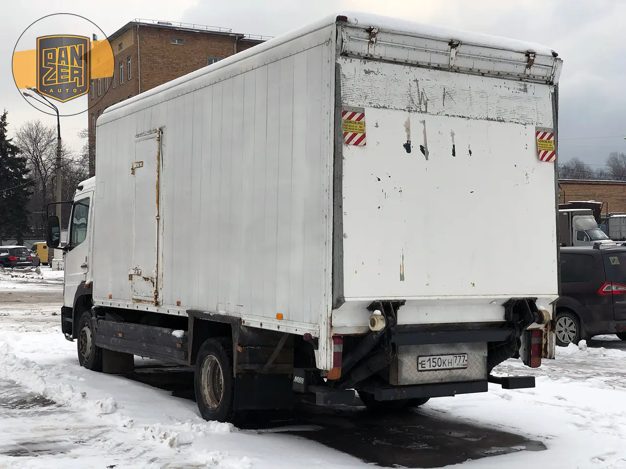Мерседес Атего 1217, фургон 32 м3 с гидролифтом, пневмоподвеска - фото