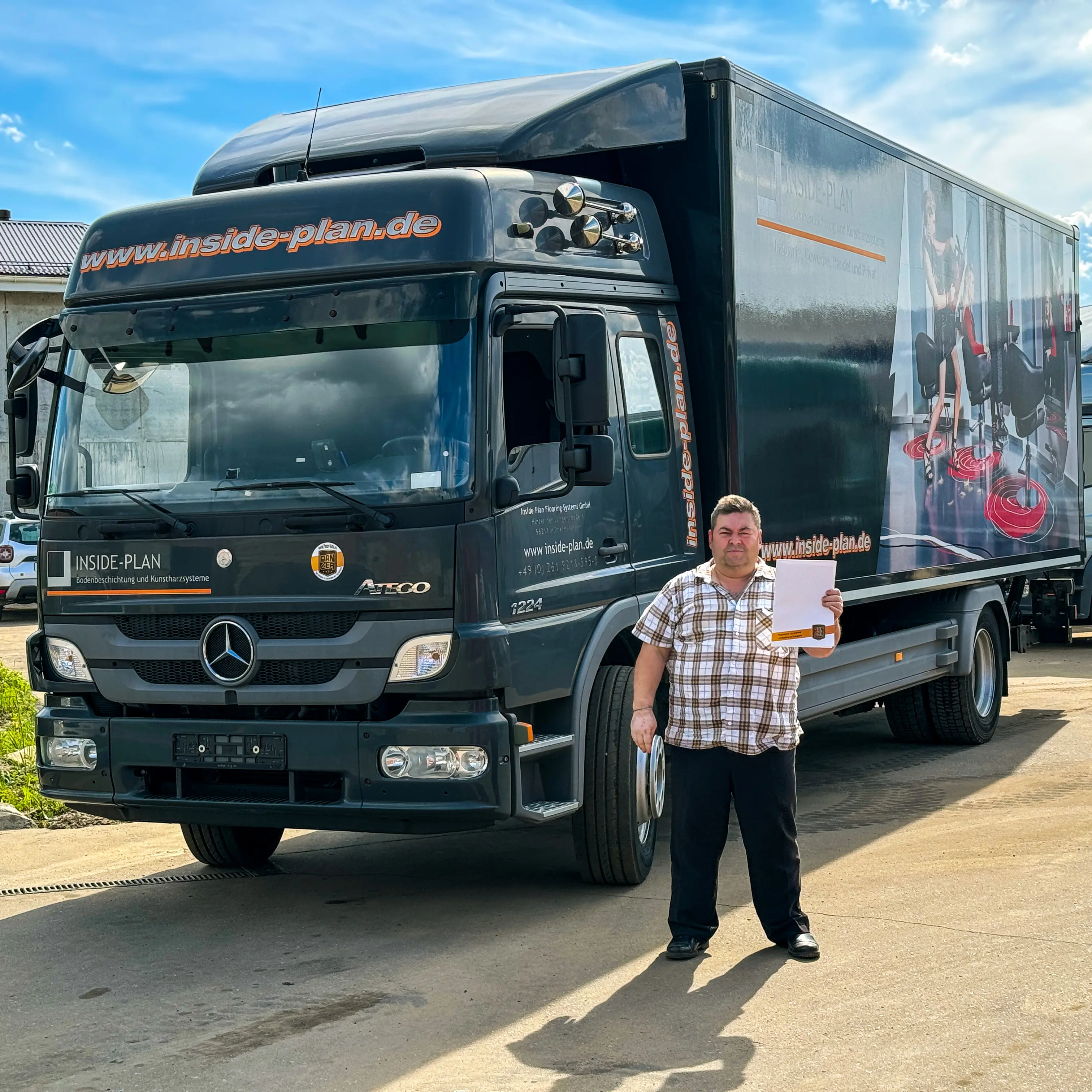Фотография покупателя Mercedes Atego 1224 фургон, Санкт-Петербург - регион отгрузки
