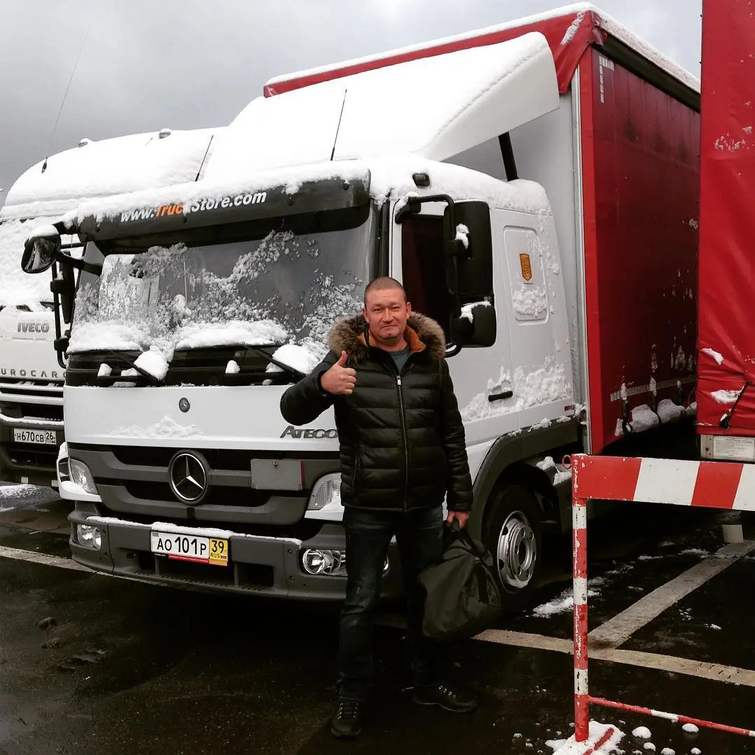 Фотография покупателя Mercedes Atego 822 шторный, г. Воронеж - регион отгрузки