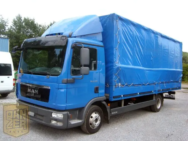 MAN TGL 8.220 BL, борт-тент 36м3, 09/2012, кондиционер - фото