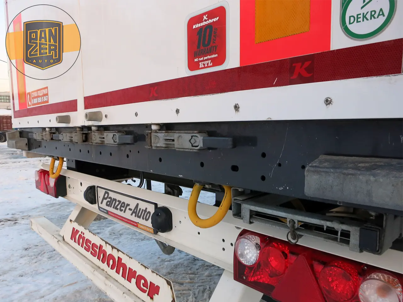 Kassbohrer XS, полуприцеп шторно-бортовой 91м3, 2015 г, оси SAF на коробах - фото 14