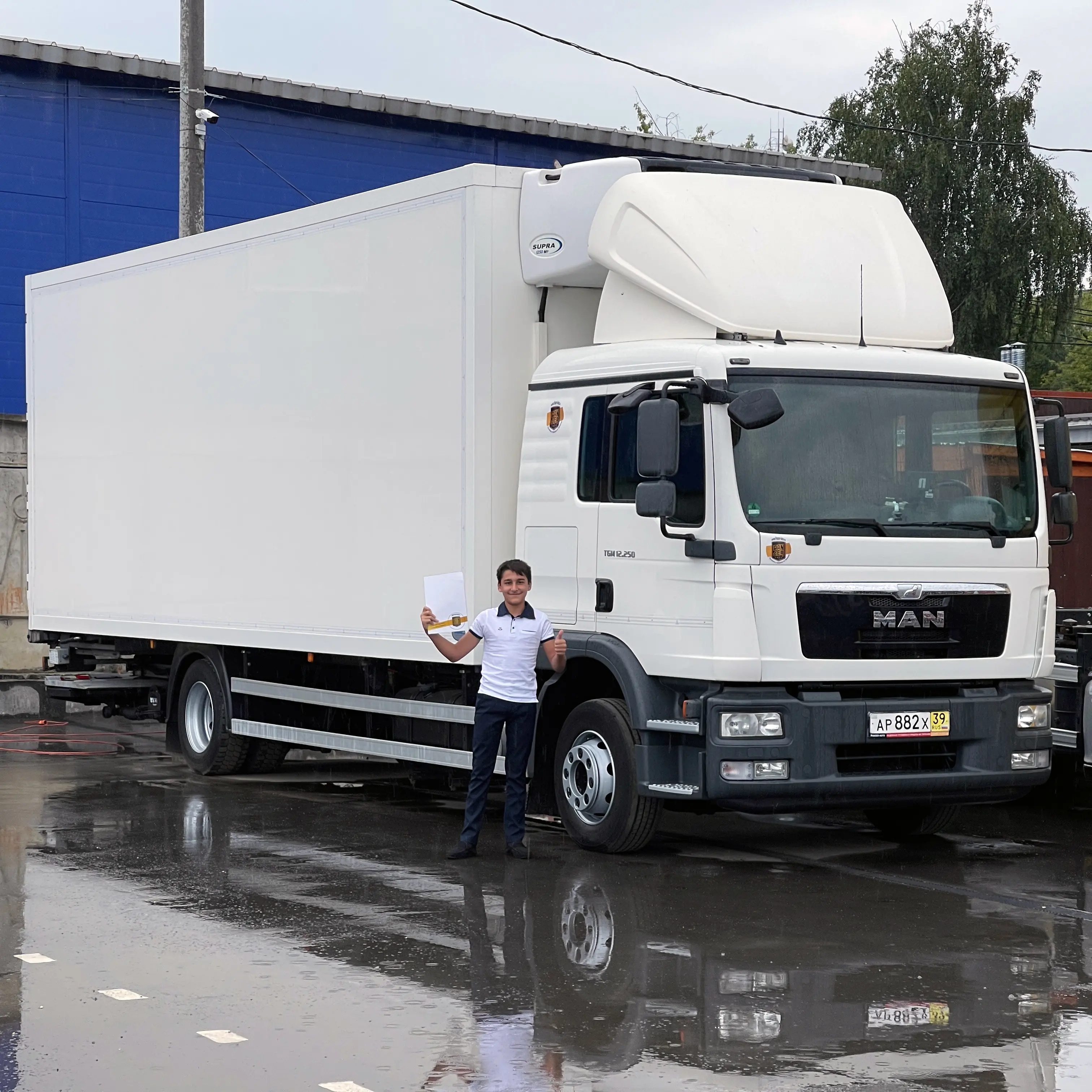 Фотография покупателя MAN TGM 12.250 рефрижератор, Кабардино-Балкарская Республика - регион отгрузки
