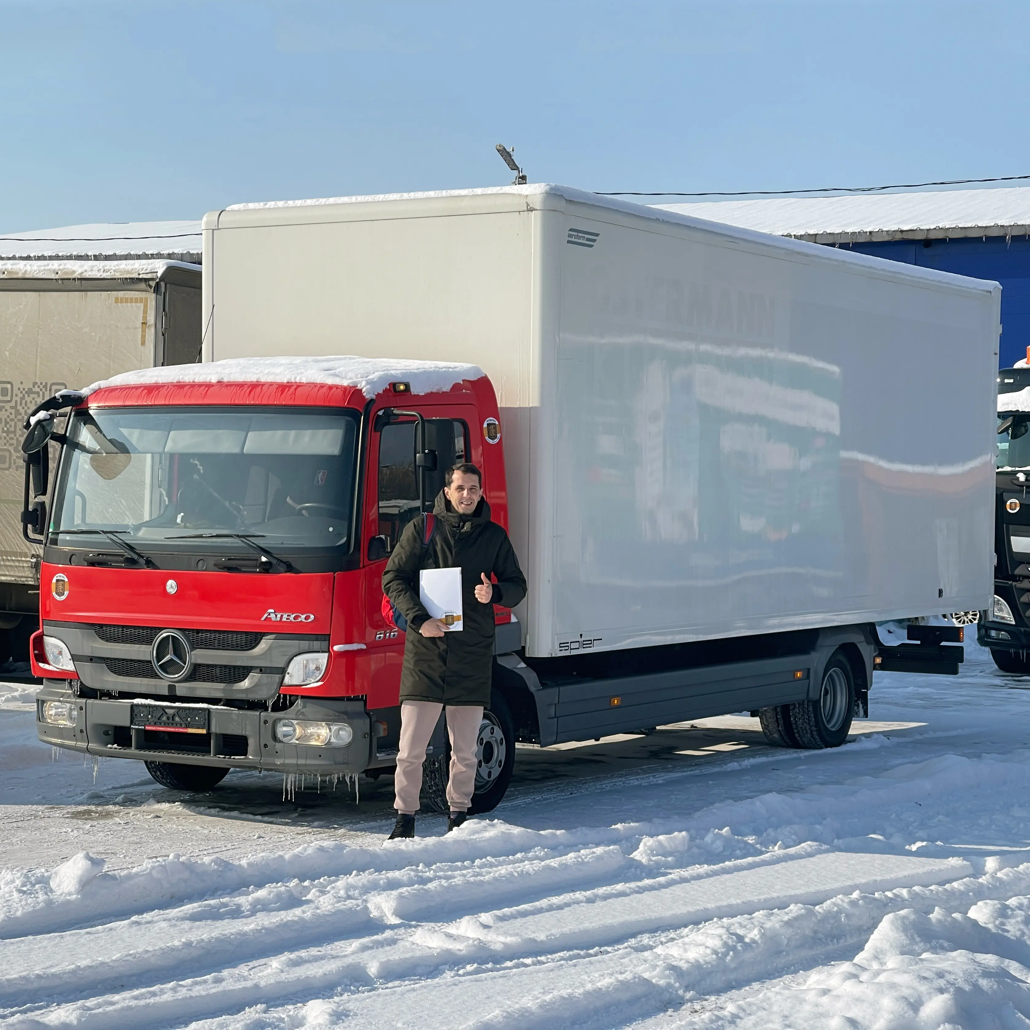 Фотография покупателя Mercedes Atego 816 фургон, Московская область - регион отгрузки