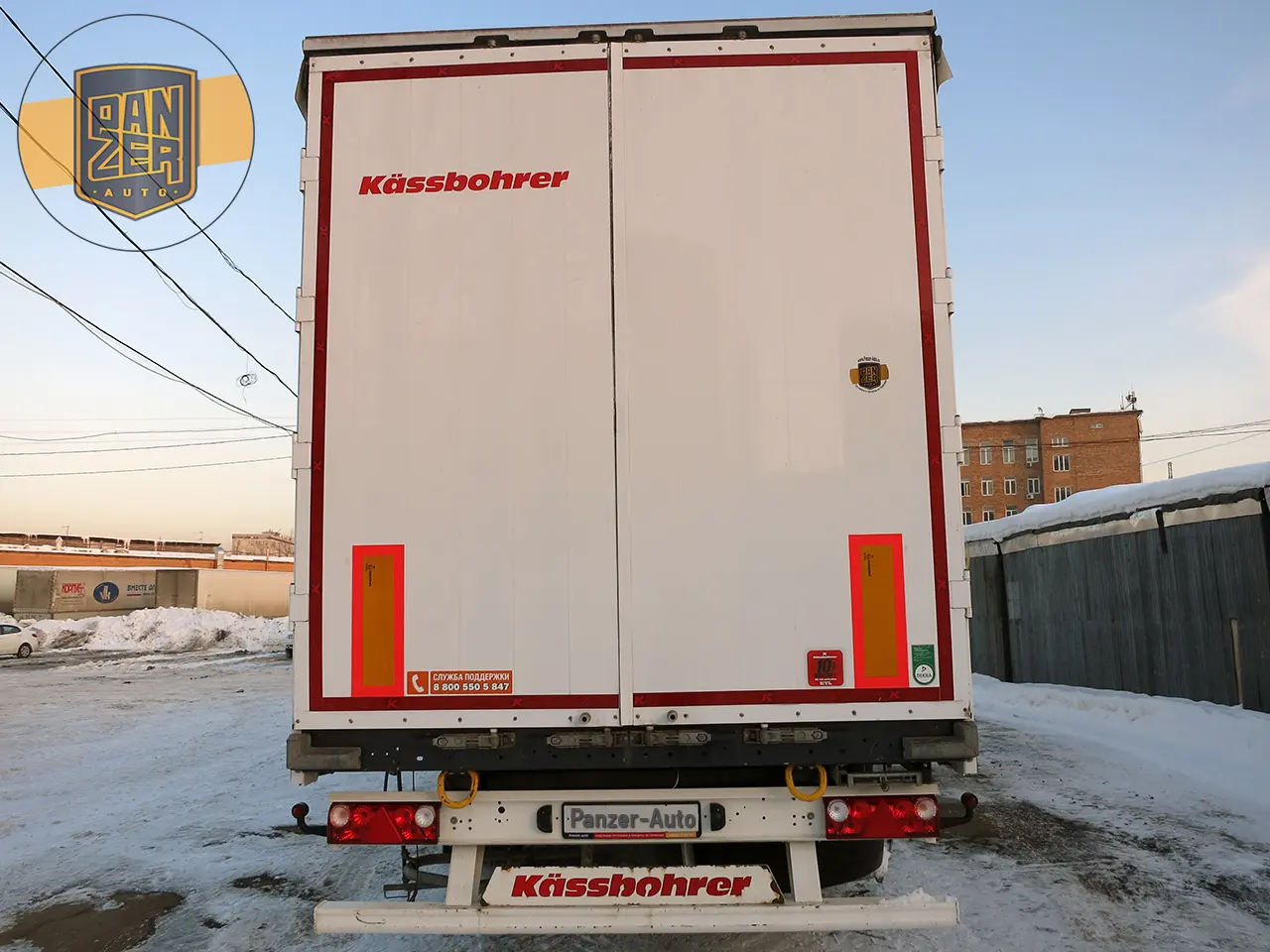 Kassbohrer XS, полуприцеп шторно-бортовой 91м3, 2015 г, оси SAF на коробах - фото 13