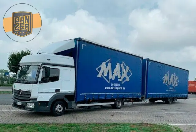 Автопоезд 120 кубов Мерседес Атего, 2014г, полная масса до 12 тонн - фото
