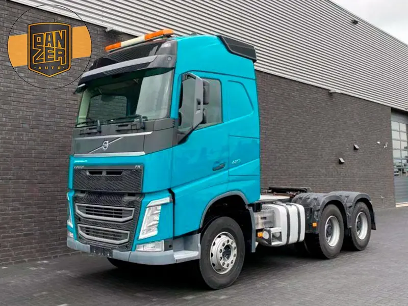 Тягач Volvo FH 420, 6х4, пробег 199 тыс.км, пневмоподвеска, без пробега по РФ. - фото-детальных