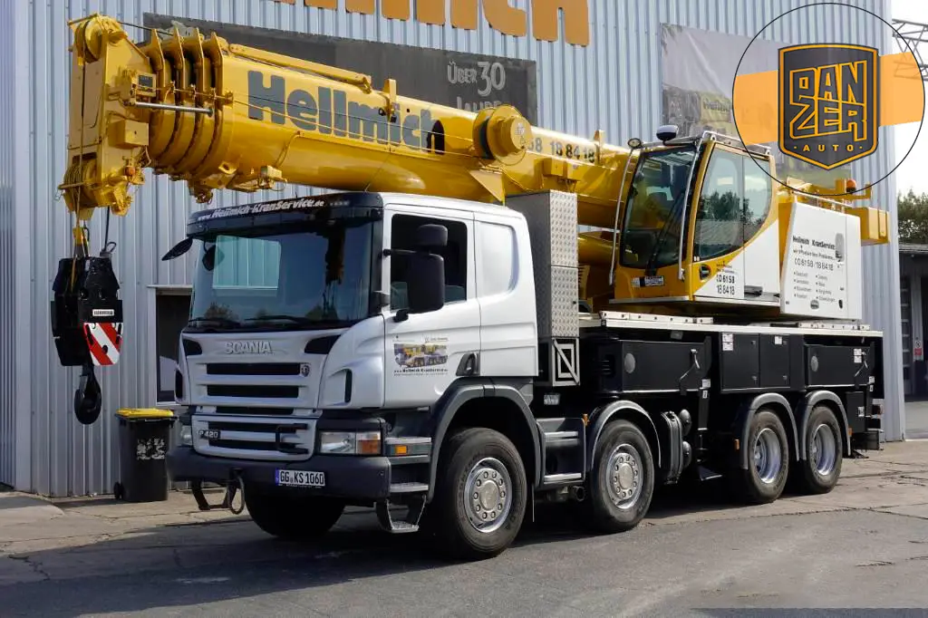 Автокран 60 тонн LIEBHERR LTF 1060-4.1 на шасси Scania P420, без пробега по РФ - фото