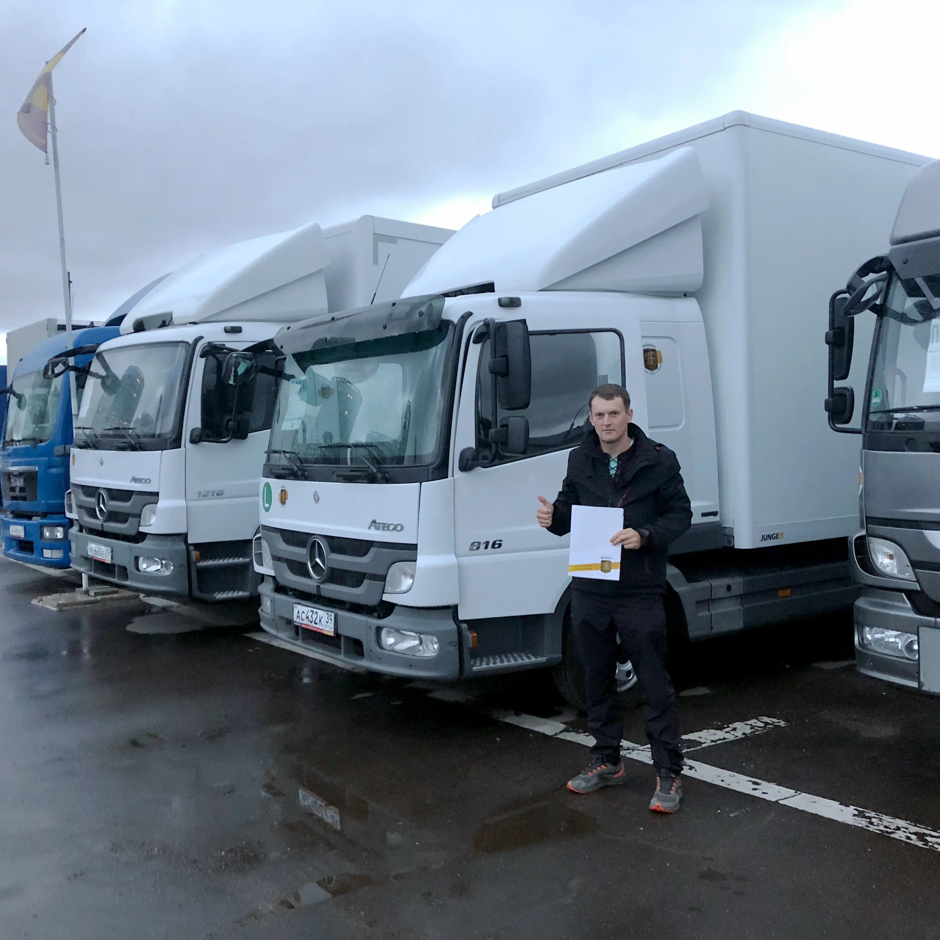 Фотография покупателя Mercedes Atego 816 фургон, г. Иваново - регион отгрузки