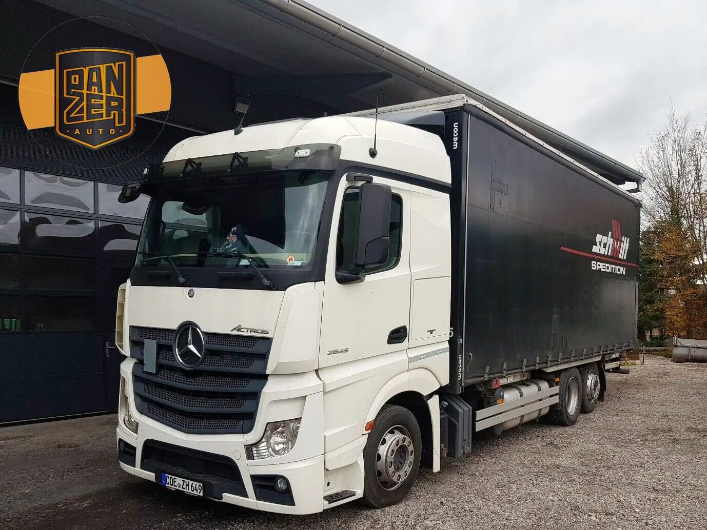 Mercedes-Benz Actros 2545 штора 60 кубов, 2014 г, 2 спальных места, без пробега по РФ - фото