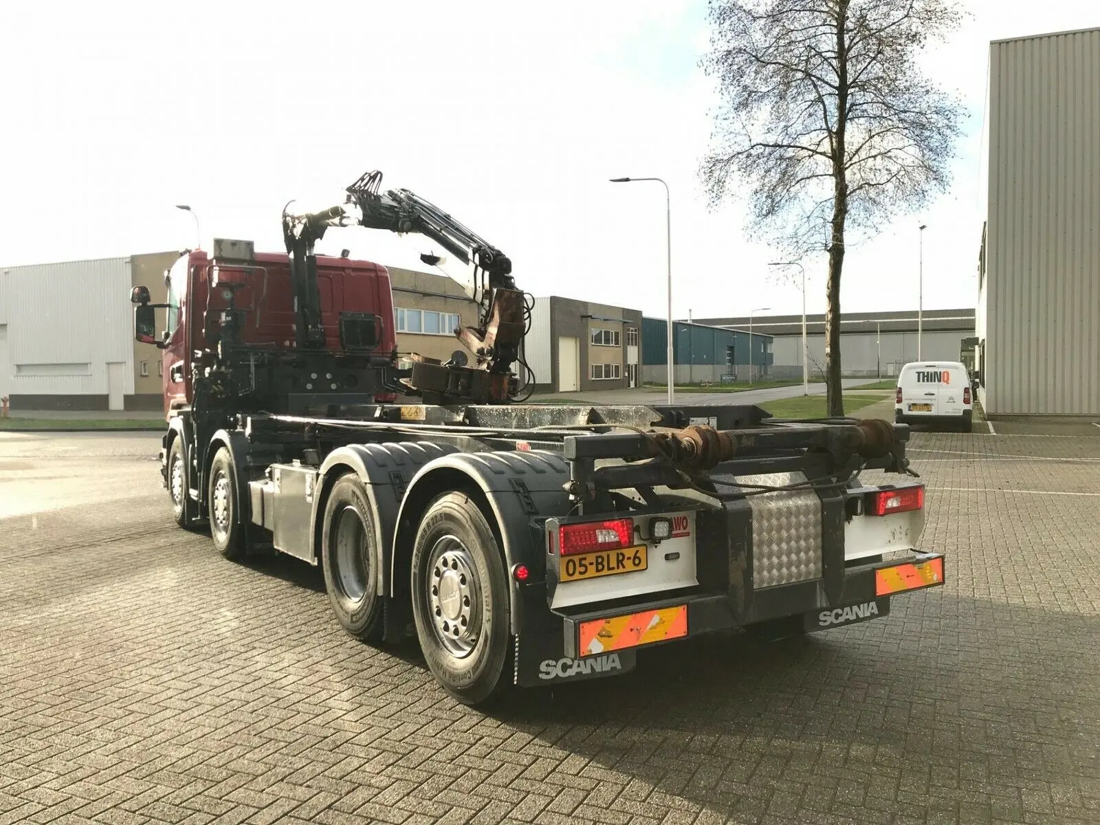 Мультилифт ломовоз Scania R 410, 8х2, 2014 год, манипулятор Hiab - фото 12