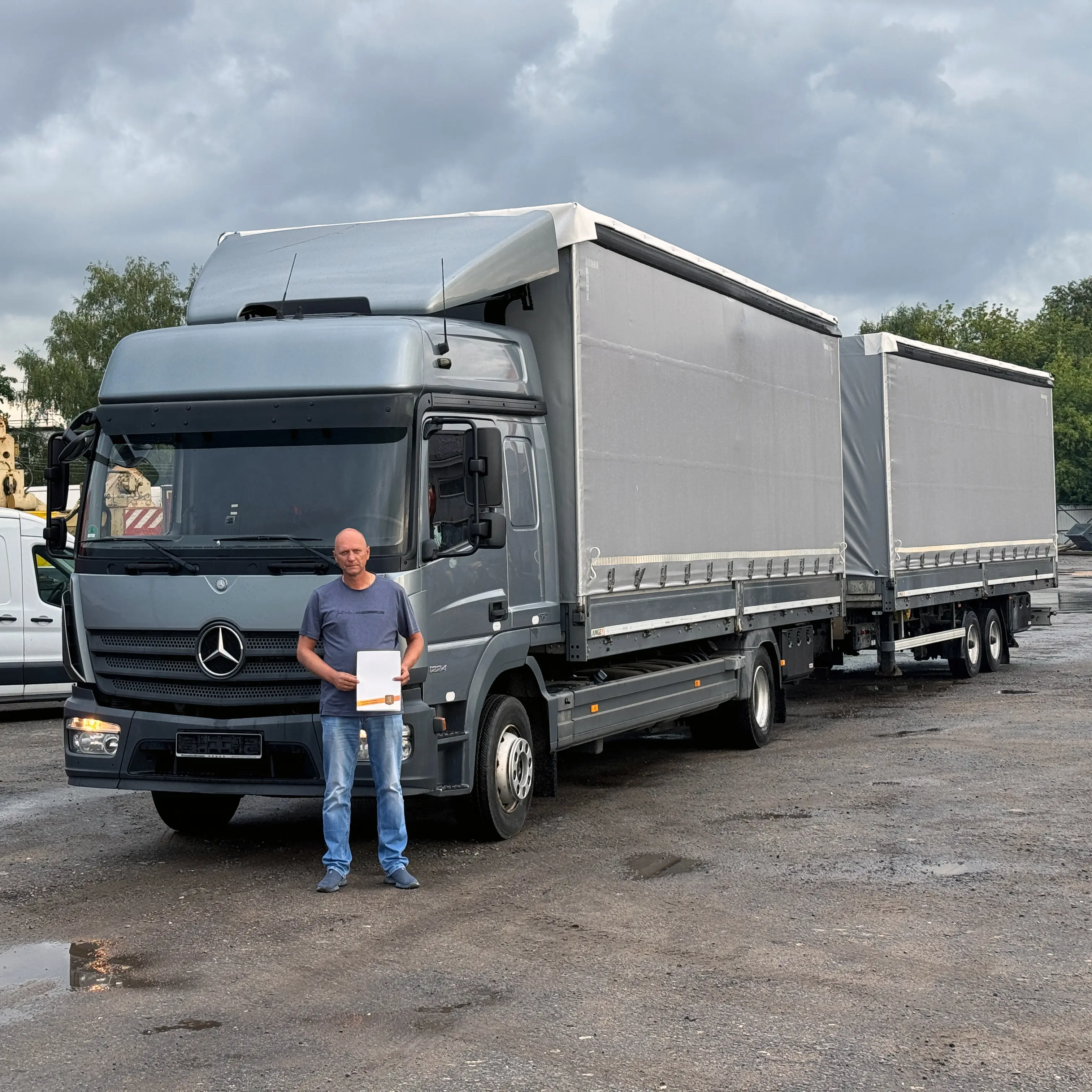 Фотография покупателя Mercedes Atego 1224 автопоезд, Нижегородская область - регион отгрузки