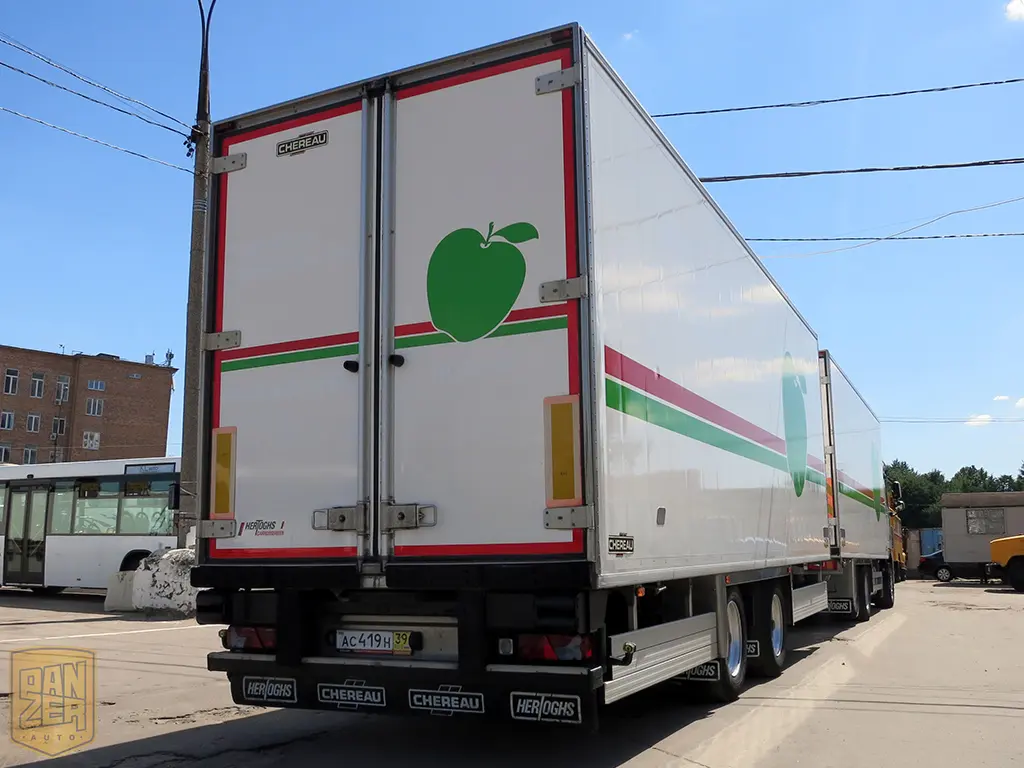 Изотермический прицеп тандем Chereau, 20 европалет, сквозная погрузка - фото