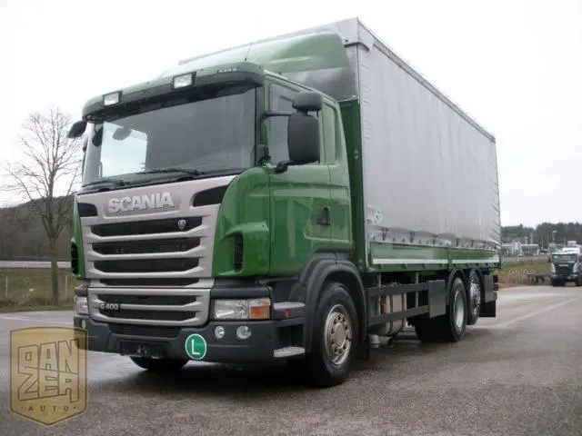 Scania G400 BL, штора-борт 48м3, сдвижные крыша и бока, г/п 16т, 18тыс.км, спальник, состояние нового - фото