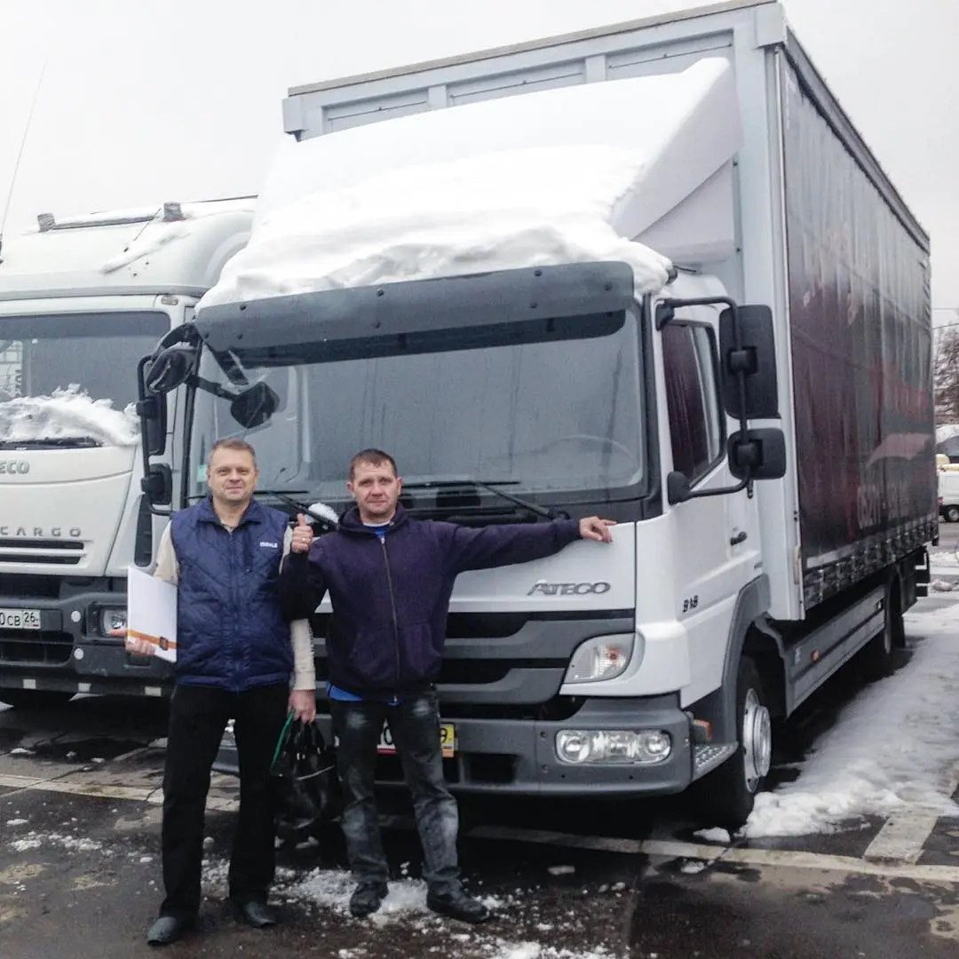 Фотография покупателя Mercedes Atego 818 шторный, Ростовская область - регион отгрузки