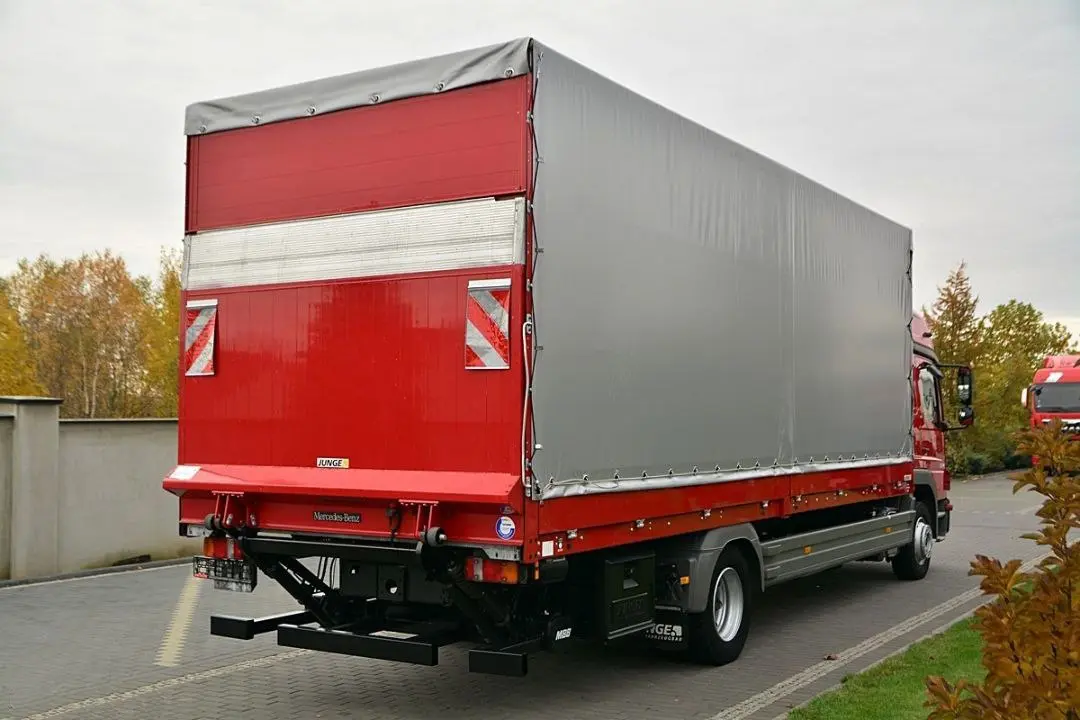 Mercedes Atego 1224 L, борт-тент, длина 7.2м, гидролифт, без пробега по РФ - фото