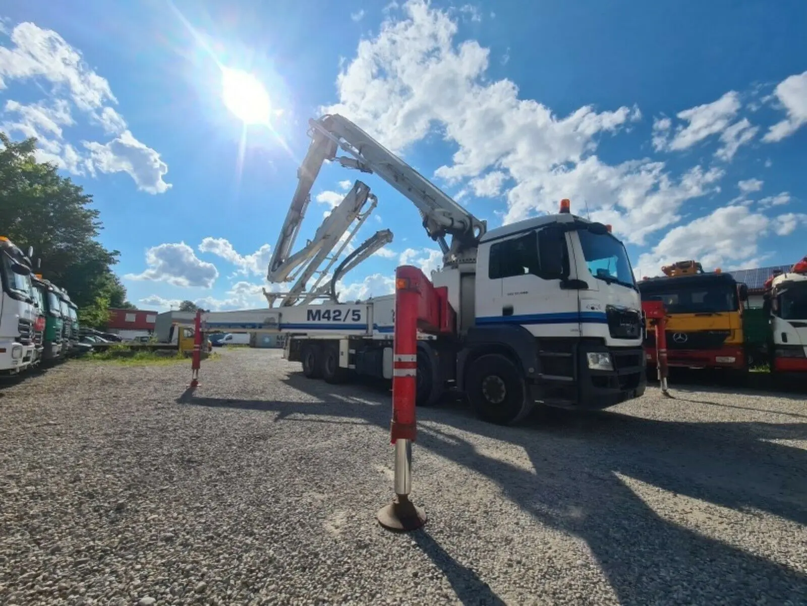 Автобетононасос 42 метра Putzmeister M 42-5 на шасси MAN TGS 37.440, без пробега по РФ - фото 2