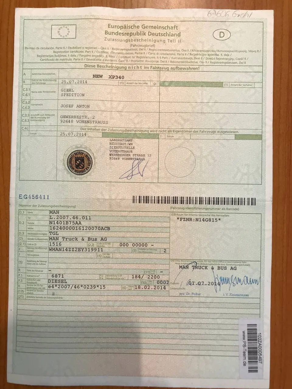 МАН ТГЛ 12.250, 07/2014 год, штора-борт 46 м3, 2 спальника, гидроборт, без пробега по РФ - фото 19