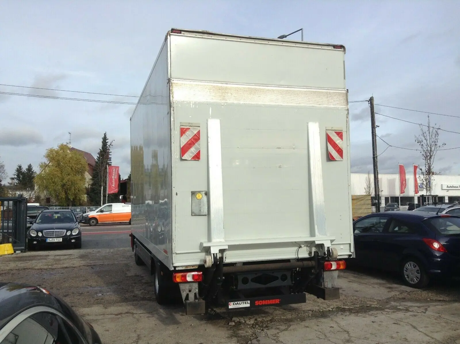 Mercedes Atego 816 L, 10/2014 год, высокий фургон на 40 кубов, гидролифт, без пробега по РФ - фото