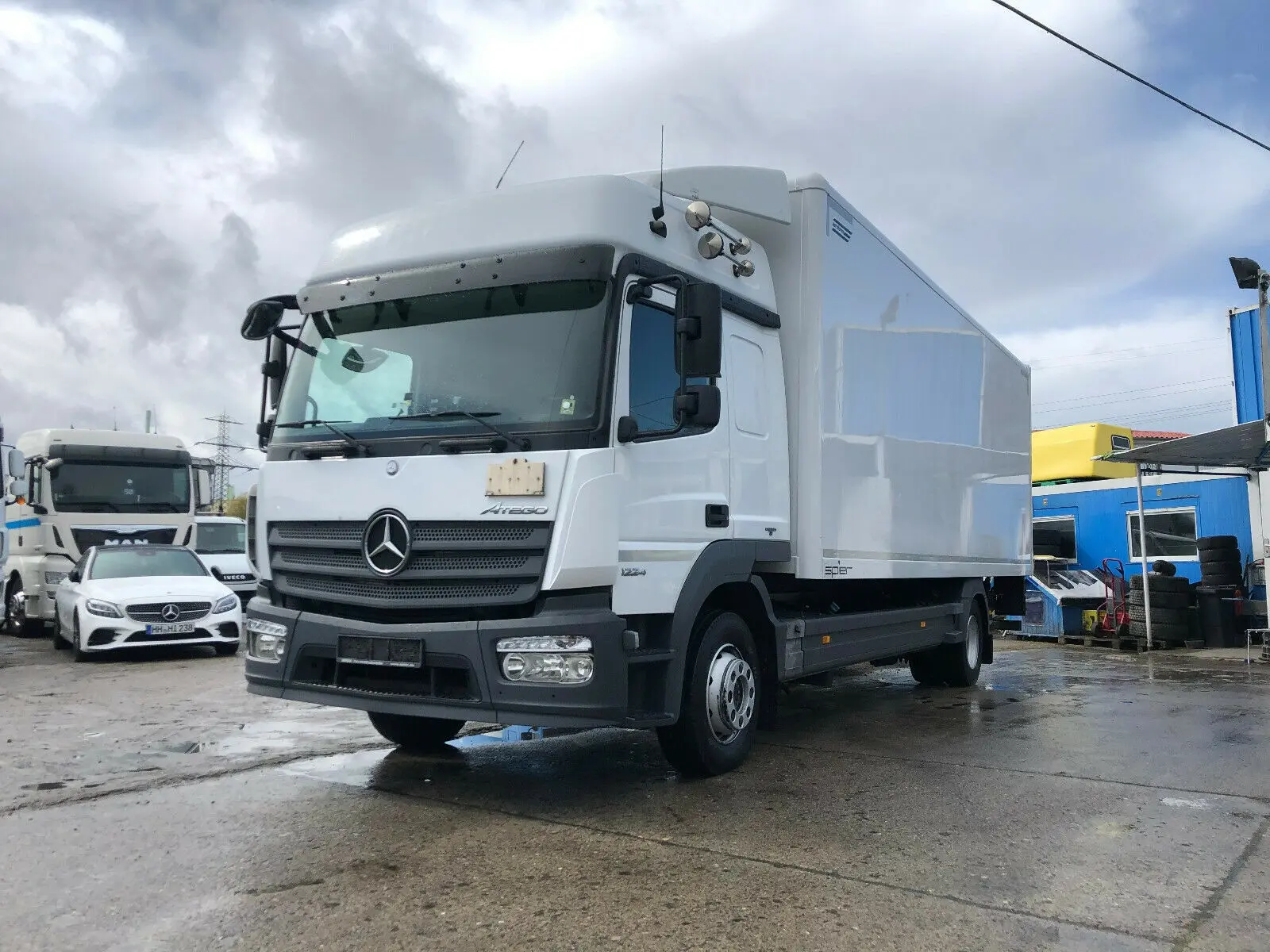 Mercedes Atego 1224 L, 2014 год, фургон 44 м3, гидролифт, высокая кабина - фото 8