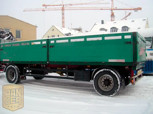 Прицеп бортовая платформа Schwarzmüller PA 2/E, без тента, верхний зацеп, г/п 14т, 2004 г.в. - фото
