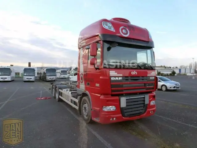 DAF XF 105.460, контейнеровоз, подъемная ось, 2 спальника, г/п 16т - фото