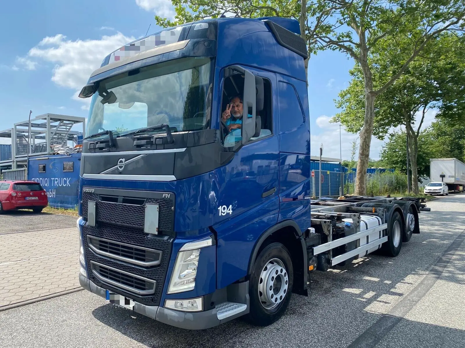 Volvo FH 460, БДФ контейнеровоз 6x2 из Германии, 2014 г, г/п 16 тонн - фото 8