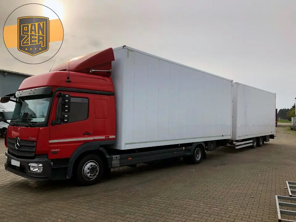 Автопоезд фургон 115 м3, Mercedes Atego 1227 L, 2016 год, г/п 11 тонн - фото