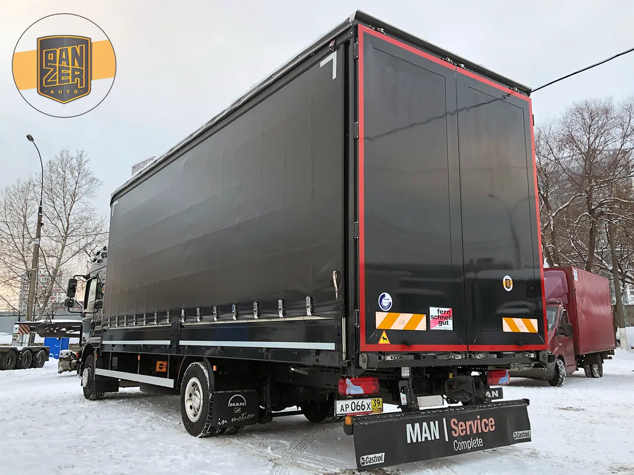 MAN TGM 12.290 BL, 2014 год, штора-борт 51м3, ворота - фото 9