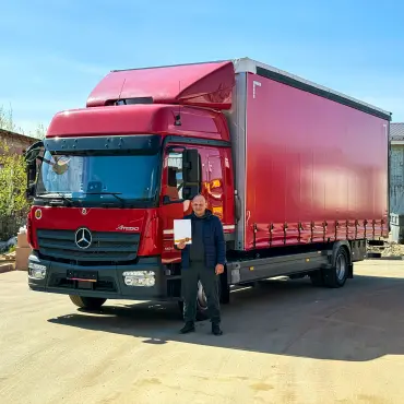 Фотография покупателя Mercedes Atego 1224 шторный, Ростовская область - регион отгрузки
