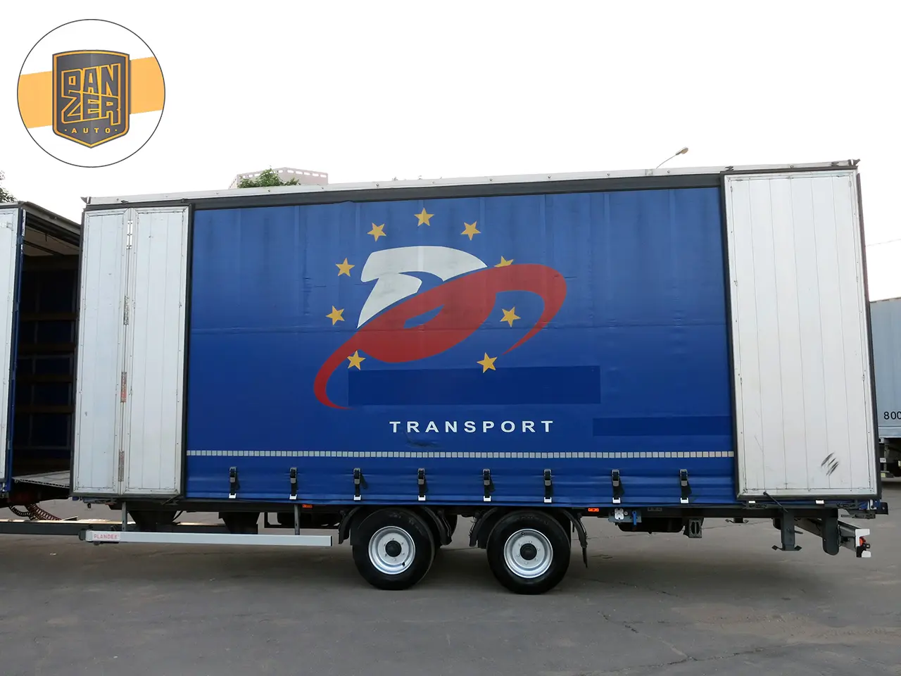 Прицеп тандем Plandex, 2013 год, штора 60 м3, ворота, сквозная загрузка - фото 17