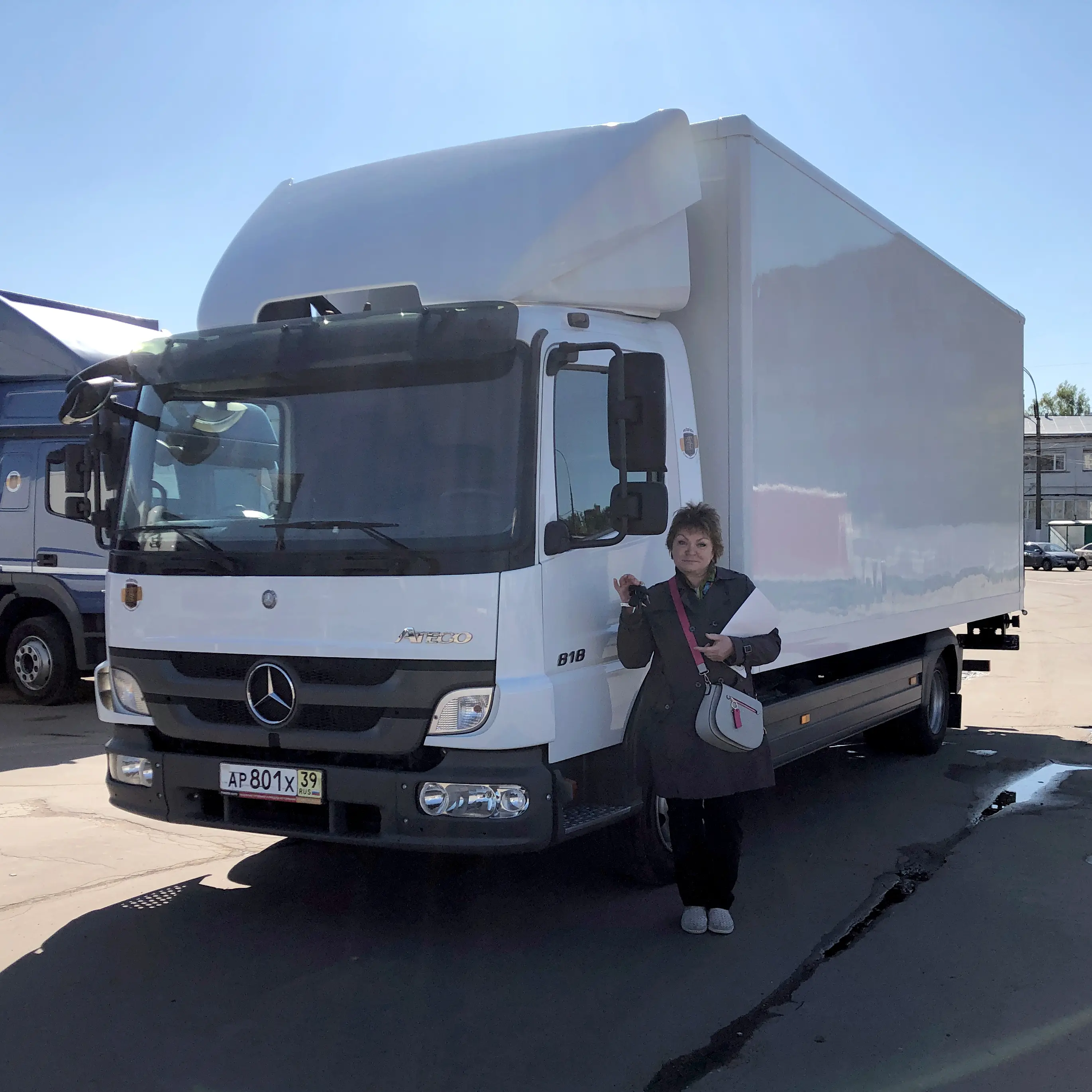 Фотография покупателя Mercedes Atego 818 фургон, Московская область - регион отгрузки